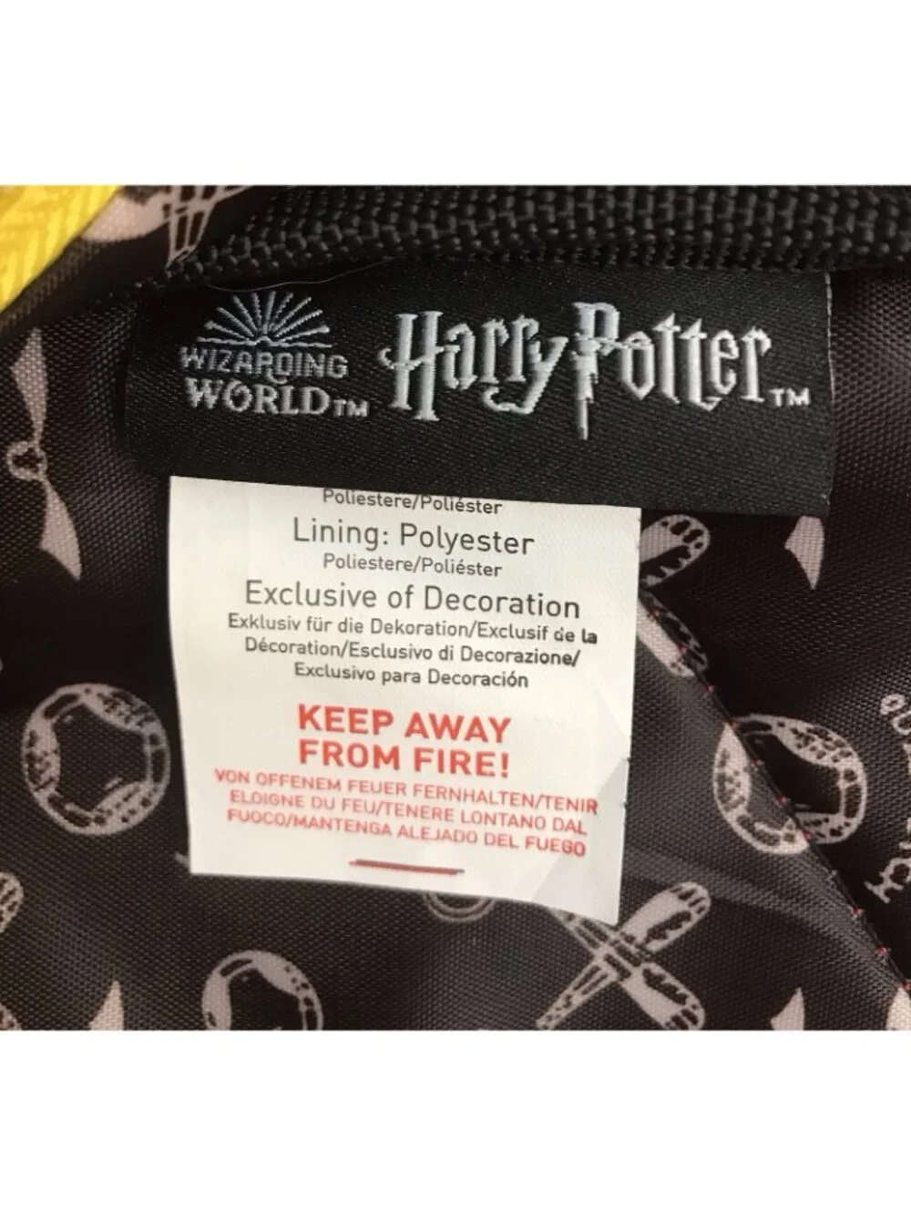 Harry Potter Backpack Burgundy 07 Quidditch Captain’s Medium Groovy Gryffindor